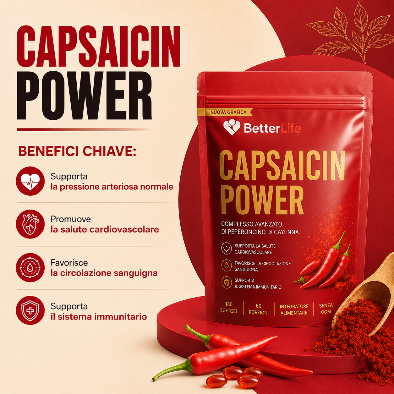 Better Life Capsaicin Power