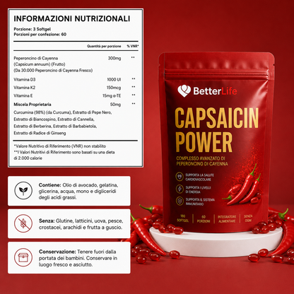 Better Life Capsaicin Power